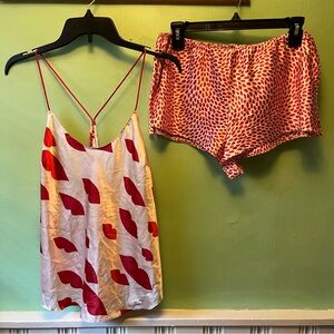 NWT Victorias Secret Two Piece Pajama Set